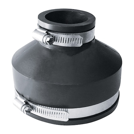 Fernco Fernco Schedule 40 4 in. Hub X 1-1/2 in. D Hub PVC Flexible Coupling 1 pk P1056-415